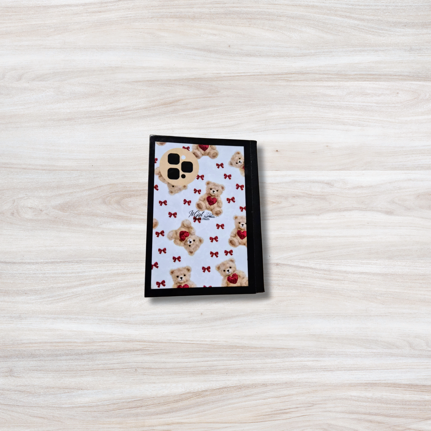 Teddy bear lockscreen Mini Notebook